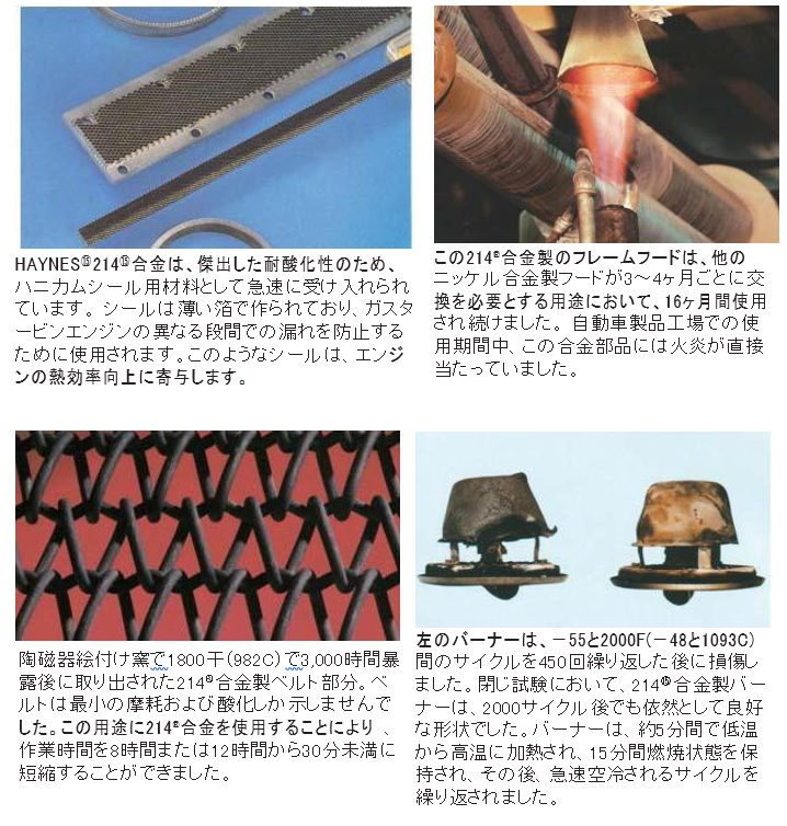 HAYNES® 214® 合金 - Haynes International
